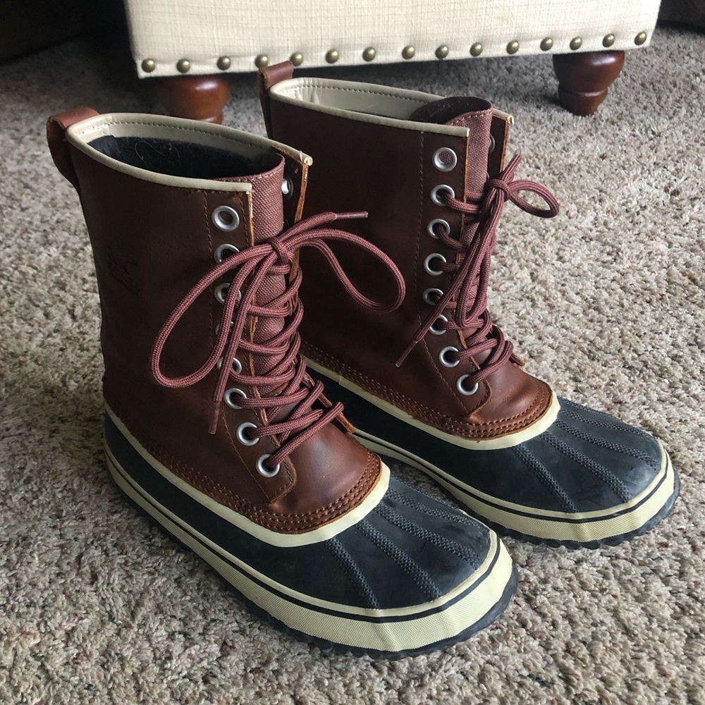SOREL 1964 Premium LTR Waterproof Leather Winter Boots